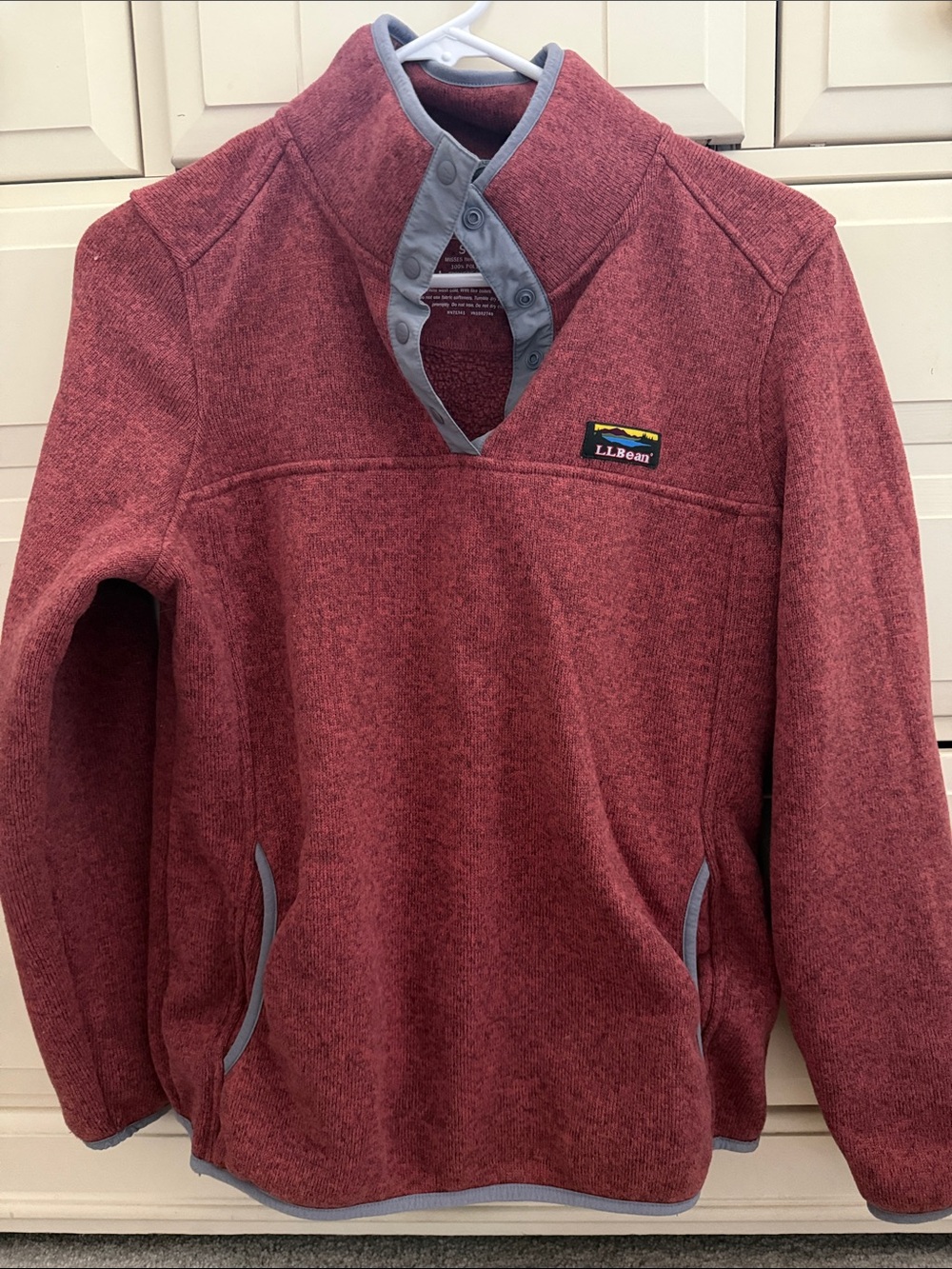 L.L. Bean 🍁 Classic pullover in Burnt Sienna size petite small